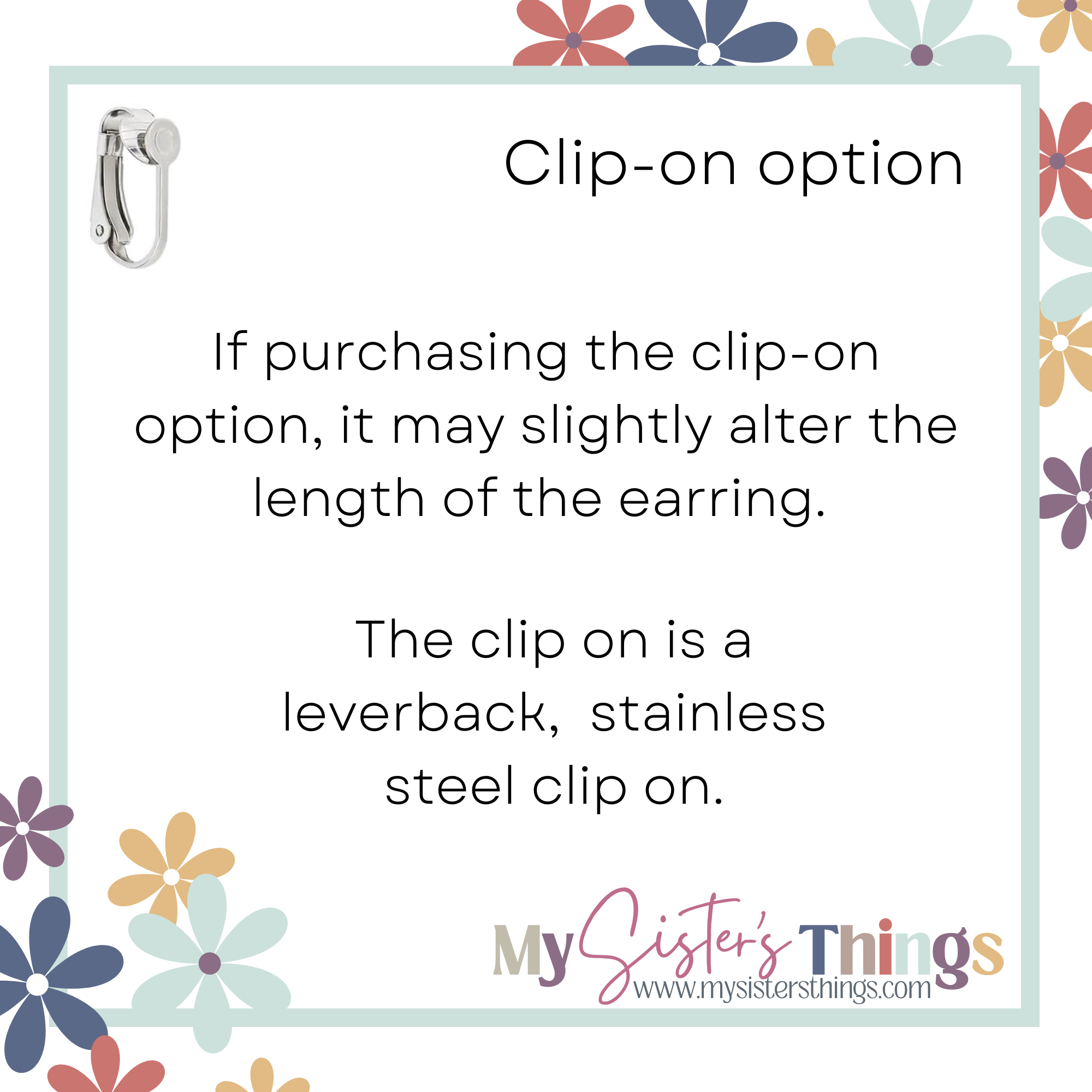 Boho Pastel Colorful Daisy Earrings | Boho Polymer Clay Statement Earrings for Fashion-Forward Style | Lightweight & Hypoallergenic | Clip-On Earrings