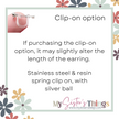 Harper | Silver Leafy Dangle Earrings | Lightweight Statement Clay Jewelry | Boho Chic Clip-On Earrings