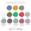 a color chart with different shades of different colors